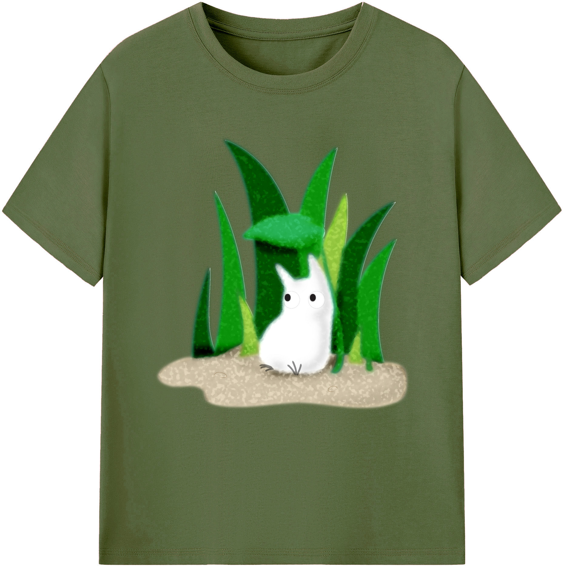 （画像用） となりのトトロ 草壁メイ 草壁サツキ My Neighbor Totoro Satsuki Kusakabe Mei Kusakabe 綿100％半袖Tシャツ（フロントプリント）